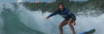 Surfing in Byron Bay