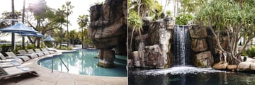 Surfers Paradise Marriott Resort & Spa, Pool and Waterfall 