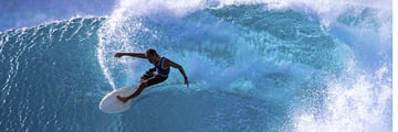 Surfing in Honolulu 