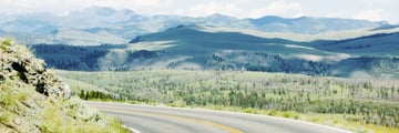 Sweeping roads through Grand Teton 