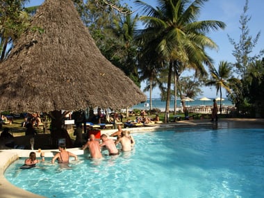 Swim up bar at Papillon Lagoon Reef