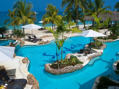 Swimming pool at Sandals Negril Beach Resort & Spa
