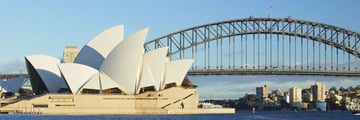 An iconic view of Sydney Opera House