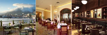 Table Bay at the Waterfront, Breakfast on the Patio, Atlantic Restaurant and Camissa Brasserie