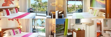 Tamassa - An All Inclusive Resort, (clockwise from top left): Standard Room, Superior Room, Deluxe Family Room and Beach Room
