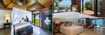 Ultimate Beachfront Villa, Presidential Beachfront Villa and Beachfront Villa Suite at Te Manava Luxury Villas & Spa