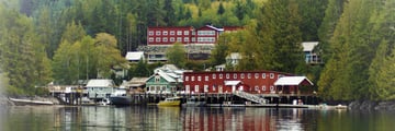 Telegraph Cove, Exterior and Marina