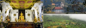 Temple of the Sacred Tooth in Kandy and Nuwara Eliya