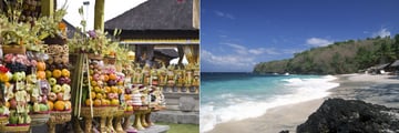 Temple Ritual & Candidasa Beach, Bali