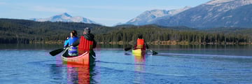 Canoeing at Terra Nostra Guest Ranch
