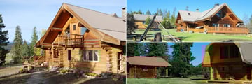 Main Lodge Exterior and Saddle Cabin and Barn at Terra Nostra Guest Ranch