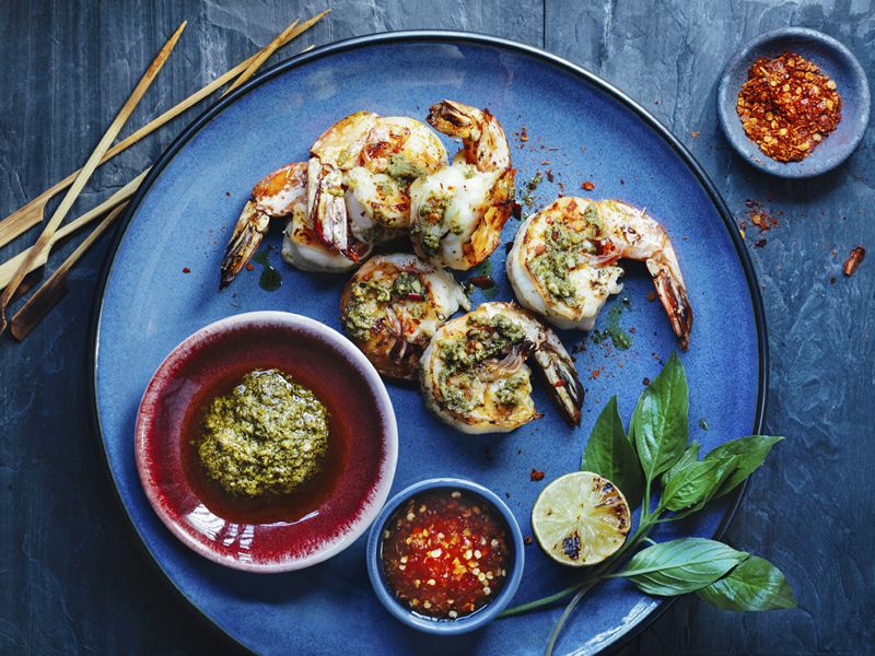 Thai shrimp satay