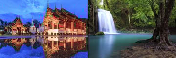 Wat Phra, Chiang Mai and Erawan Waterfalls