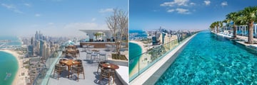 ZETA 77 and the rooftop infinity pool at The Address Beach Resort