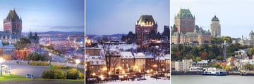 The beautiful architecture of Quebec City