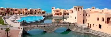 The Cove Rotana, Lagoon Pool and Bridge