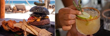 The cuisine and cocktails at The Fives Oceanfront Puerto Morelos