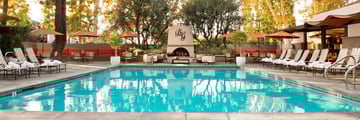 The pool at The Garland