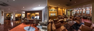 The George, Reception Lobby and Library Lounge
