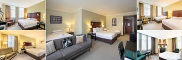 The Grace Hotel, (clockwise from top left): Superior King Room, Premium Family Room, Deluxe Room Two King Beds, Premium Corner King Room and Premium King Room