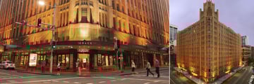 The Grace Hotel, Vapiano Restaurant Entrance and Hotel Facade