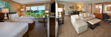 Double-Double Room Pool View and Suite Living and Dining Room at The Grand Orlando Resort at Celebration 