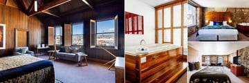 The Henry Jones Art Hotel, The H Jones Suite, Bathroom, Peacock Terrace and Oriental Suite