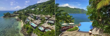 The Hilton Seychelles Northolme Resort & Spa, Aerial View of Villas and Pool