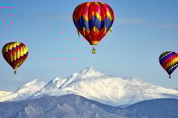 The Hot Air Balloon Festival in Colorado Springs