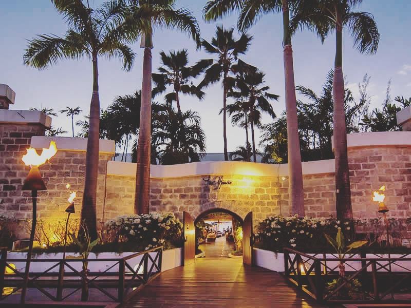 The House, Barbados at night