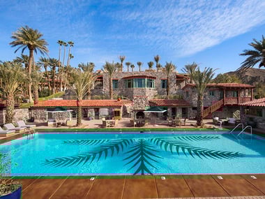 The pool at The Inn at Death Valley
