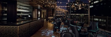 The Kimberly Boutique Suite Hotel, Upstairs Patio at Night