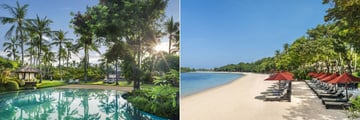 The Laguna Resort & Spa pool and beach