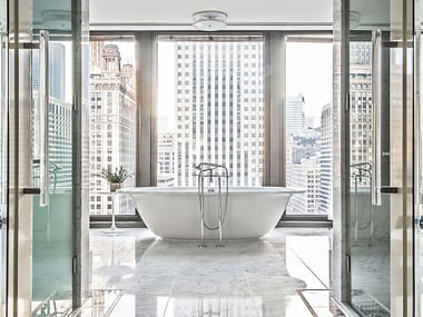 Regent Suite Master Bathroom, The Langham Chicago