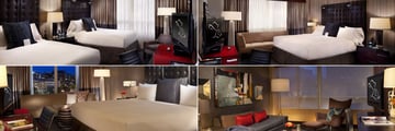 The Liaison Capitol Hill Washington, (clockwise from top left): Double Room, Superior King, Suite and Standard King