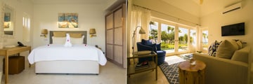 The villa interiors at The Liming Bequia