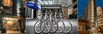 The Loden Hotel, Exterior of Hotel and Cruiser Bikes