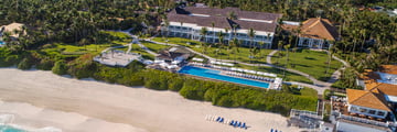 Aerial Views of the Resort and Beach at The Ocean Club, A Four Seasons Resort, Bahamas