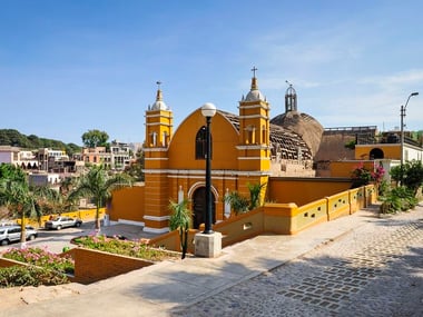 The oldest church in Lima, Peru