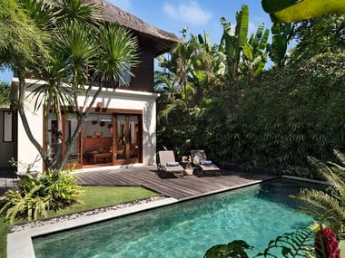 honeymoon pool villa at the pavilions bali