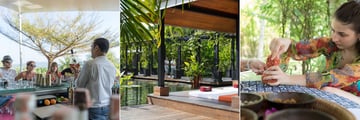 Activities at The Pavilions Phuket: cocktail classes, The Pavilions Spa and herbal workshops