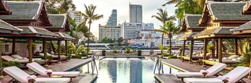 Pool with City Views at the The Peninsula Bangkok