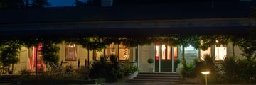 The Peppertree, Exterior at Night