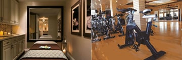 The Resort at Longboat Key Club, Spa Treatment Room and Fitness Centre Spin Bikes