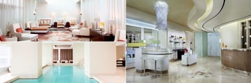 The Ritz-Carlton Toronto, Spa My Blend by Clarins Relaxation Lounge, Reception and Indoor Pool