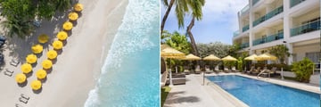 The Beach and Pool at The Rockley by Ocean Hotels