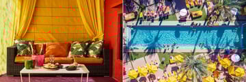 The Saguaro Scottsdale, Pool Cabana and Aerial View