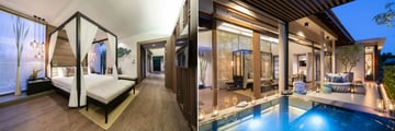 The Sarojin, Khao Lak, Jacuzzi Pool Suite Bedroom and Terrace