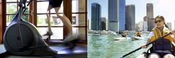 The Sebel Quay West Brisbane, Fitness Centre and Kayaking on Brisbane River