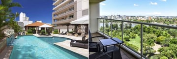 The Sebel Quay West Brisbane, Exterior and Pool and Views of Brisbane River from Balcony
